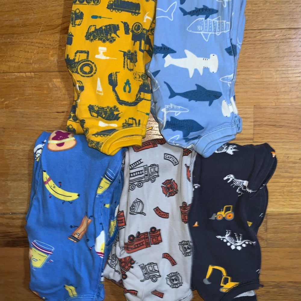 4T footless sleeper bundle